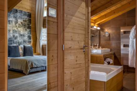Flocons de Sel Luxury Hotel in Megève Rooms, Suites and Mazots