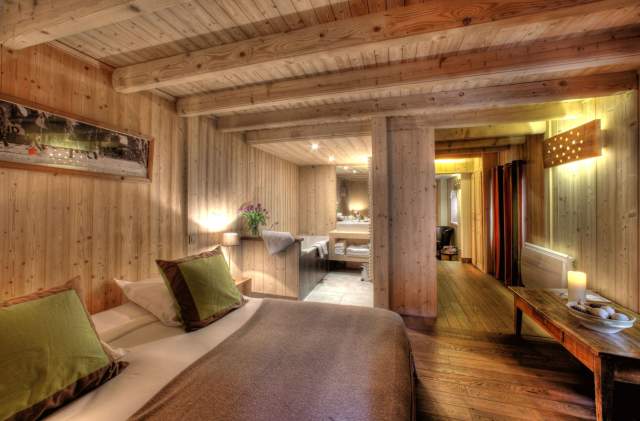 Flocons de Sel Luxury Hotel in Megève Rooms, Suites and Mazots
