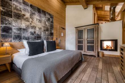 Habitación Flocons de Sel Hotel 5 estrellas en Megève, Alta Saboya