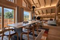 Apartamento con vista Flocons de Sel Hotel 5 estrellas en Megève, Alta Saboya