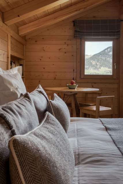 Flocons de Sel Luxury Hotel in Megève Rooms, Suites and Mazots